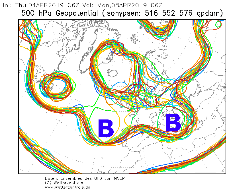 Analisi in chiave probabilistica dell'altezza di geopotenziale sulla superficie isobarica di 500 hPa