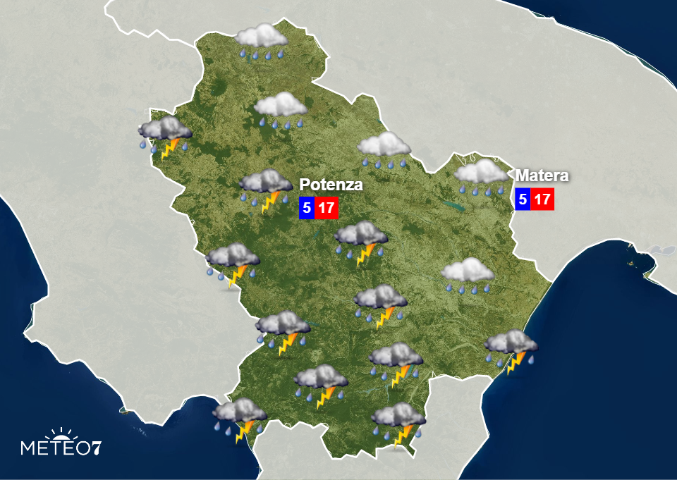 Meteo Basilicata Lunedì 11 Novembre 2019 Meteo Basilicata Lunedì 11 Novembre 2019