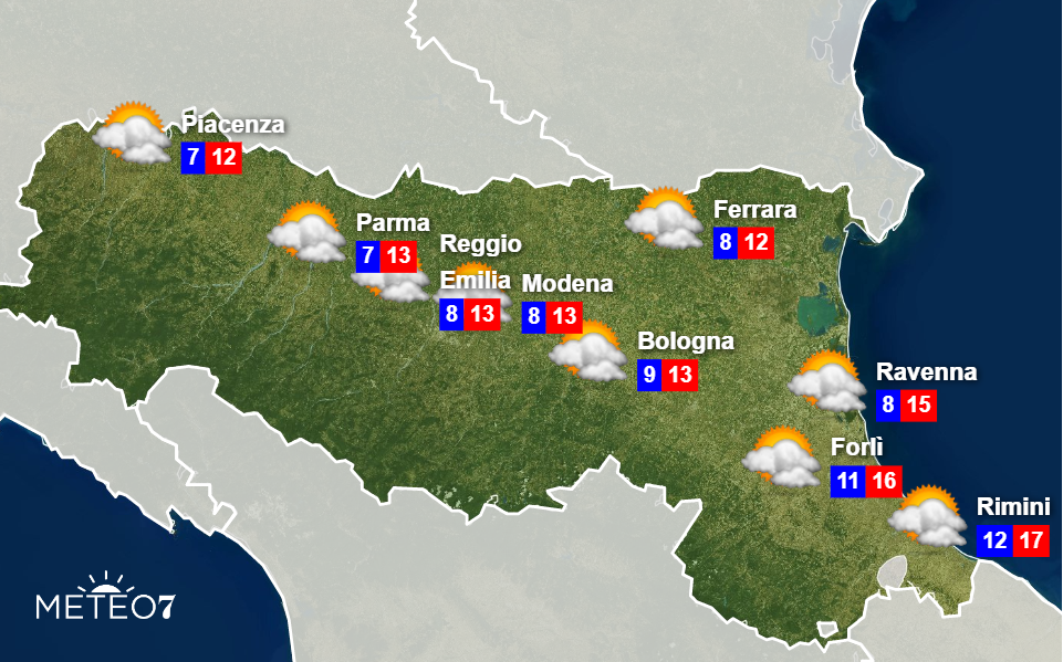 Meteo Emilia Romagna Giovedì 28 Novembre 2019
