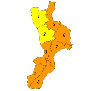 Allerte Meteo per la Calabria per Lunedì 11 Novembre 2019 Allerte Meteo per la Calabria per Lunedì 11 Novembre 2019