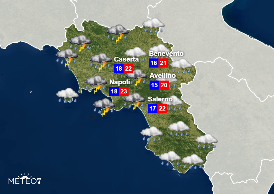 Meteo Campania Domenica 3 Novembre 2019 Meteo Campania Domenica 3 Novembre 2019