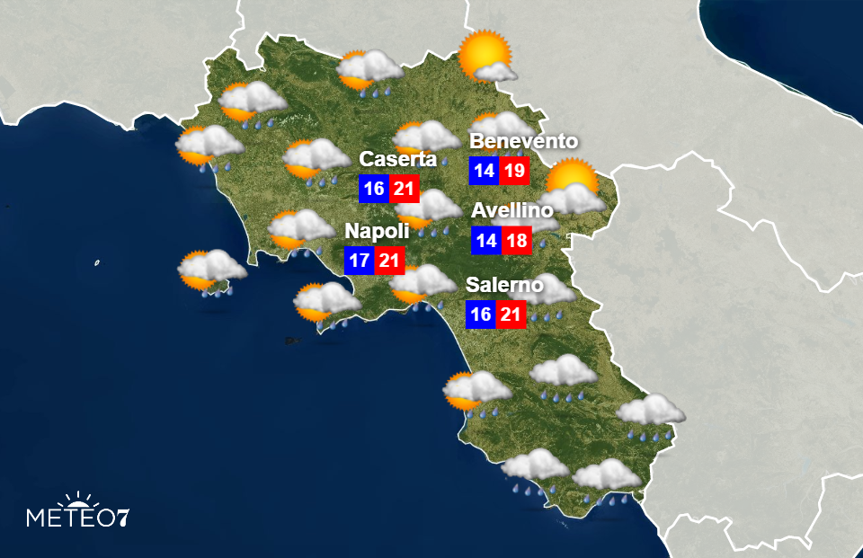 Meteo Campania Lunedì 4 Novembre 2019 Meteo Campania Lunedì 4 Novembre 2019
