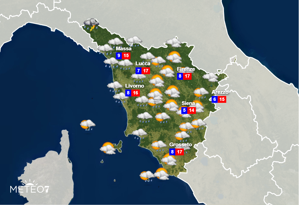 Previsioni per Giovedì 14 Novembre