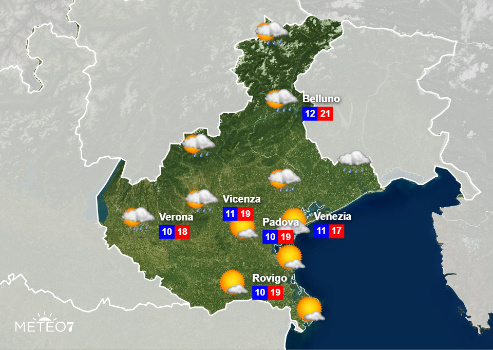 Previsioni meteo Martedì 5 Novembre Previsioni meteo Martedì 5 Novembre