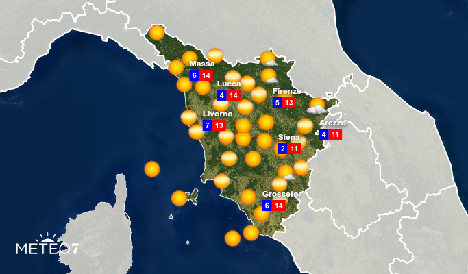 Previsioni Martedì 10 Dicembre 2019