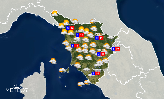 Previsioni Martedì 3 Dicembre 2019