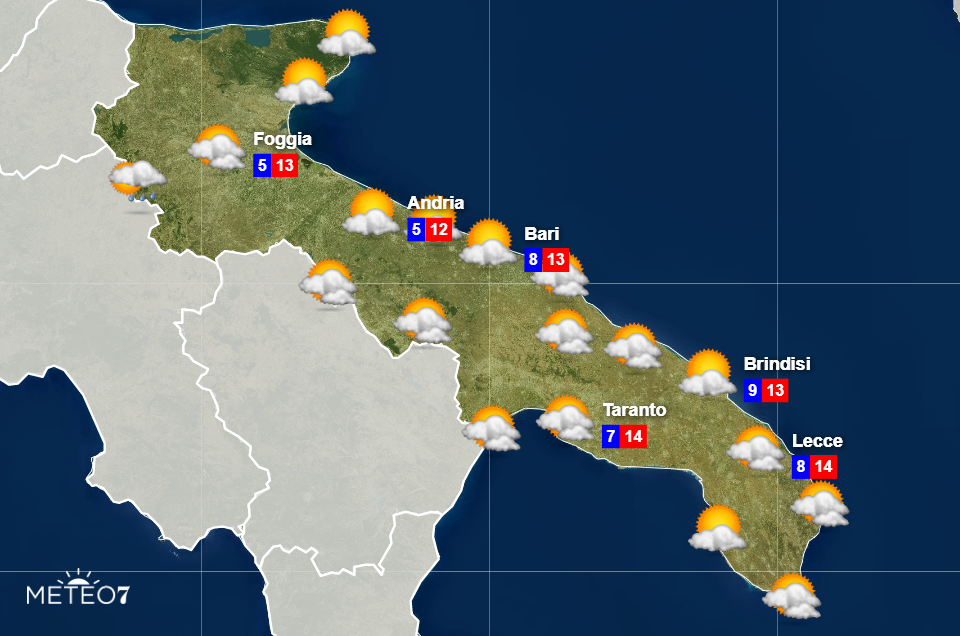 Previsioni Venerdì 6 Dicembre 2019