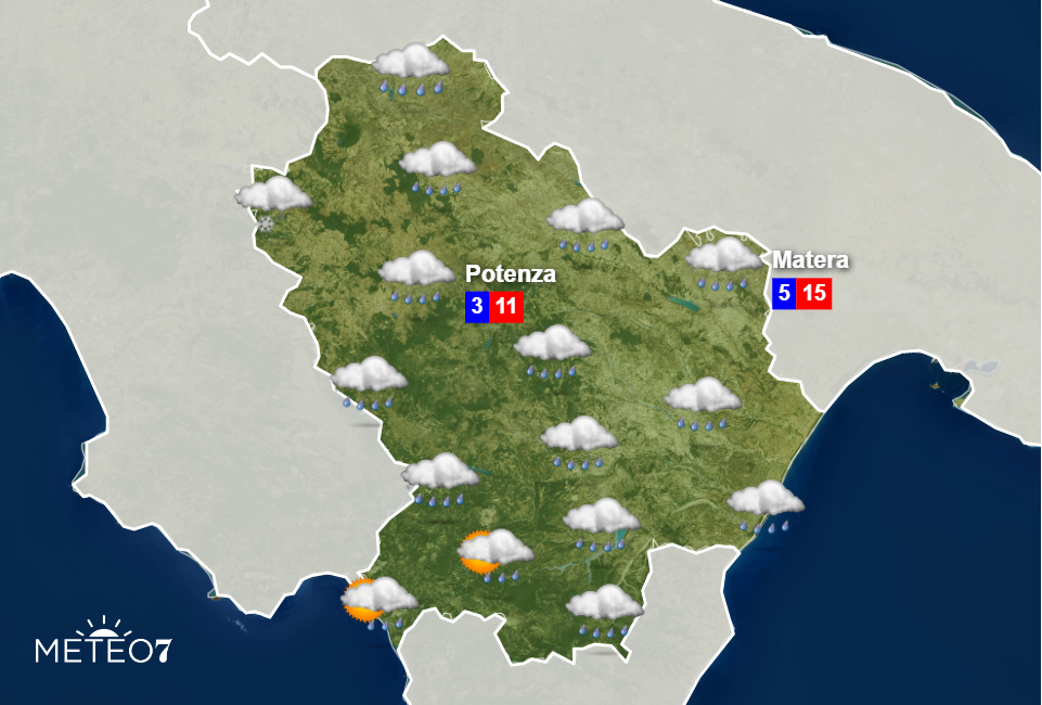 Meteo Basilicata Martedì 31 Marzo 2020
