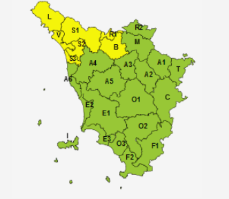 Allerte Meteo Toscana Giovedì 5 Marzo 2020 Allerte Meteo Toscana Giovedì 5 Marzo 2020